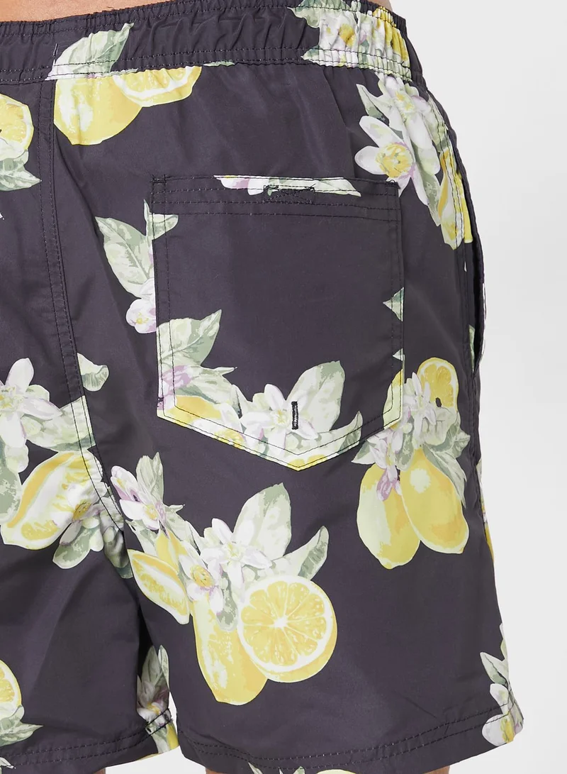 JACK & JONES Casual Printed Shorts