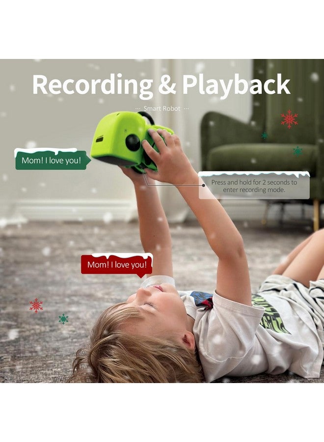 GILOBABY Kids Robot Toys, Smart Talking Robot With Voice Control Touch Sensor, Dancing, Singing, Recording, Repeat, Gift For Boys Age 3+ Years (Green) - Image 2