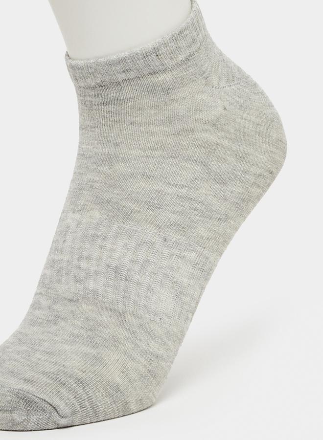 ستايلي مجموعة من 3 جوارب ميلانج بطول الكاحل - Image 3