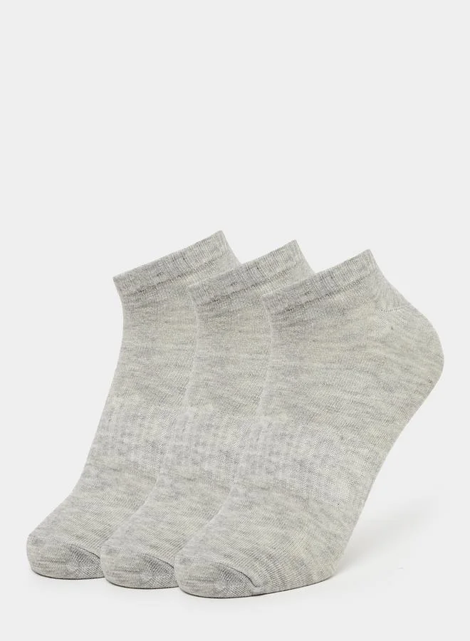Styli Styli Set of 3 - Melange Ankle Length Socks
