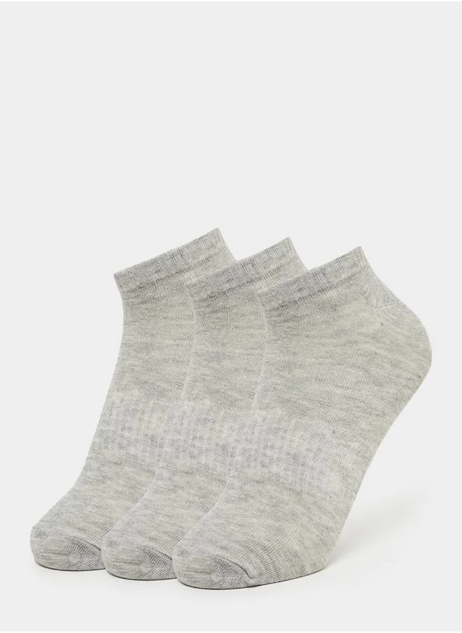 Styli Set of 3 - Melange Ankle Length Socks