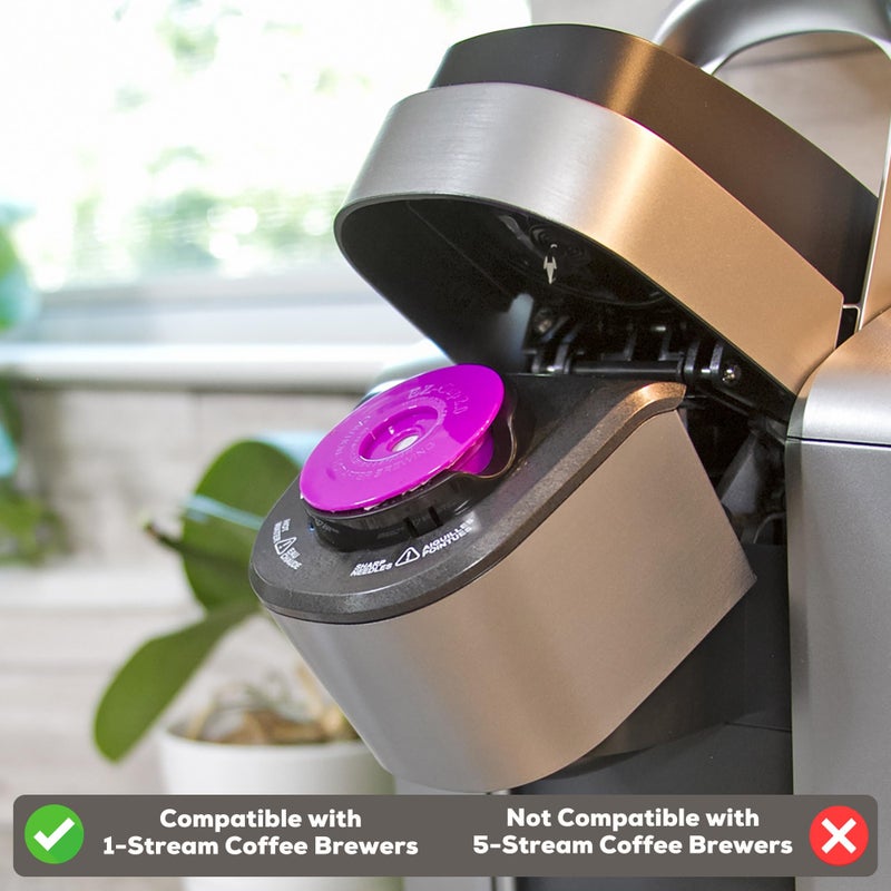 Perfect Pod EZ-Cup 2.0 Starter Pack | 1-Stream Reusable K Cup Coffee Pod Capsule with 25 Disposable Paper Filters (Starter Pack) - Image 5