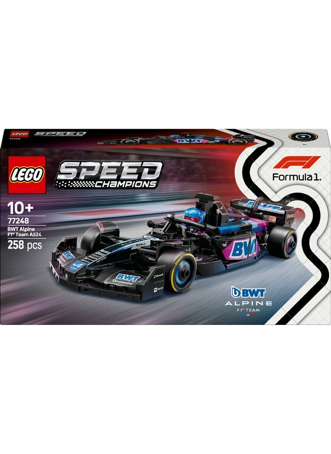 LEGO - LEGO Speed Champions BWT Alpine F1 Team A524 Race Car 77248 Building Set (258 Pieces) - Image 1