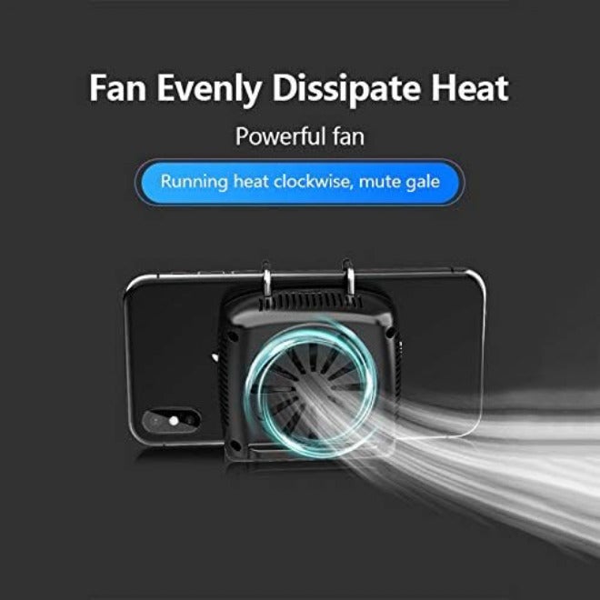 Multi-Functional Phone Radiator Phone Cooling Fan Case Cold Wind Handle Fan for Phones Universal Protable Phone Radiator Holder - Image 2