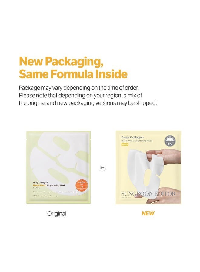 SUNGBOON EDITOR Deep Collagen Overnight mask (4 Count (Pack of 1), Niacin-Vita C) - Image 2