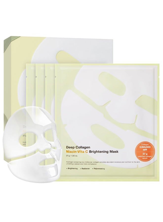 SUNGBOON EDITOR Deep Collagen Overnight mask (4 Count (Pack of 1), Niacin-Vita C) - Image 1