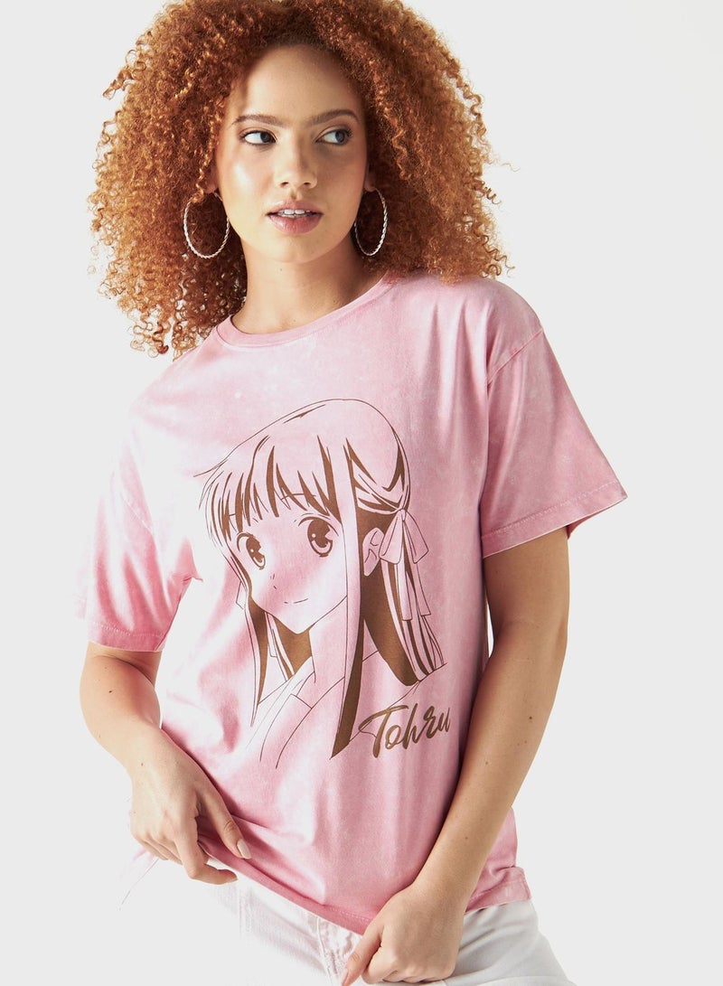 اس بي كاركترز تيشيرت مزين بطبعة توهرو - Image 1