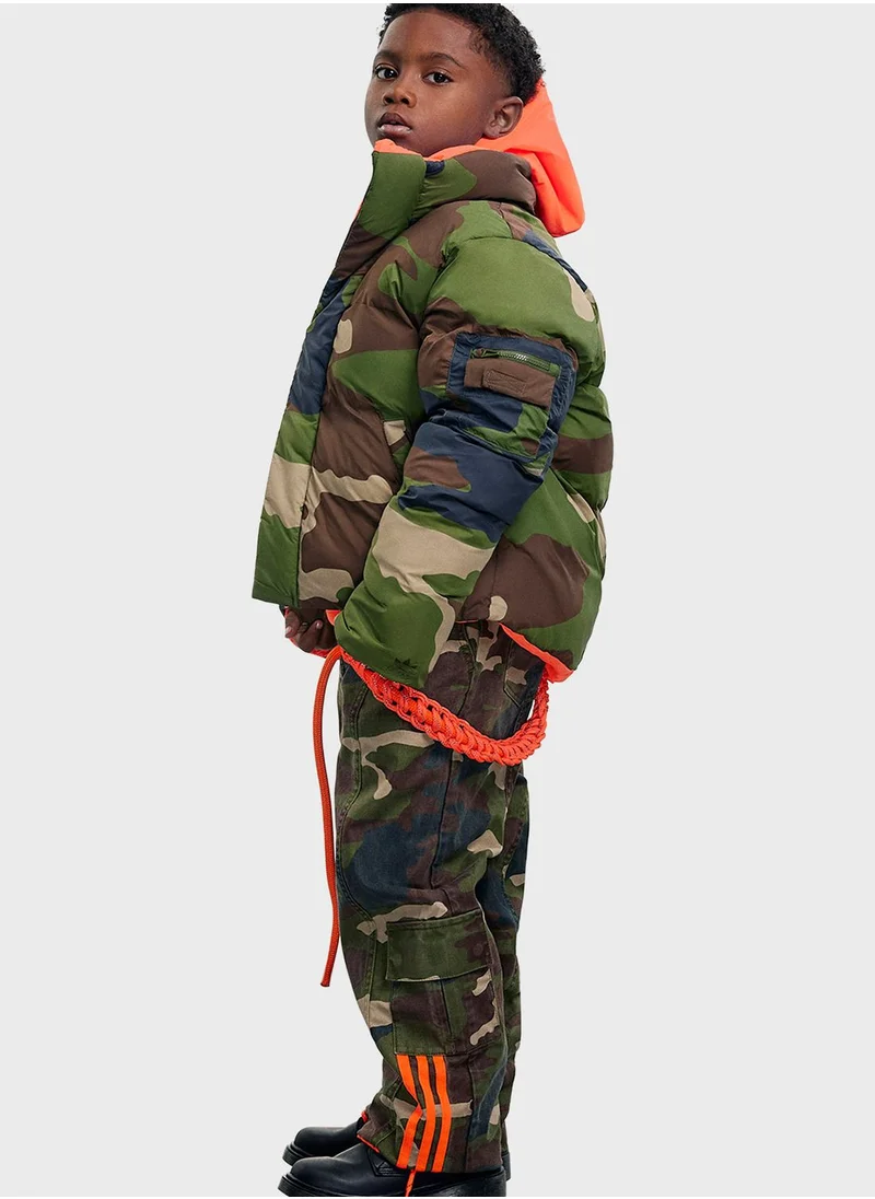 Adidas Ivy Park Kids Nylon Puffer Jacket