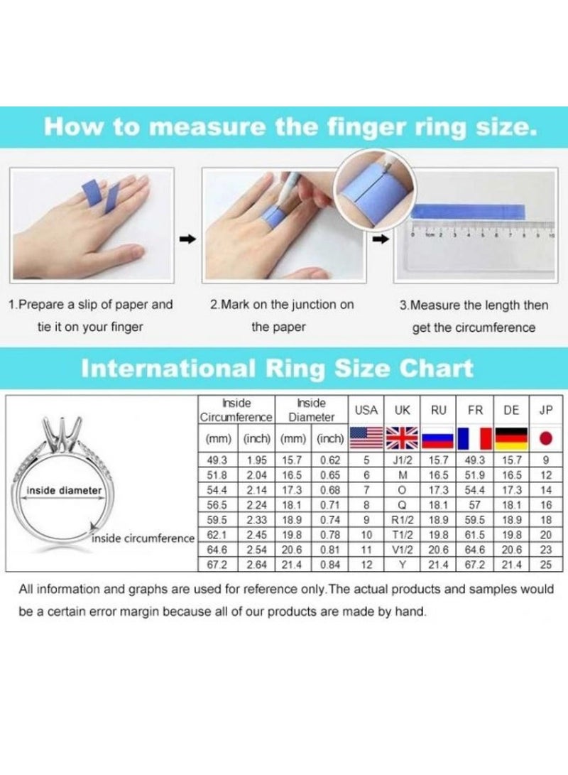استراتيجية خاتم مرصع بالزركونيا من الفولاذ الإسترليني مع تلوين ذهبي - Image 5
