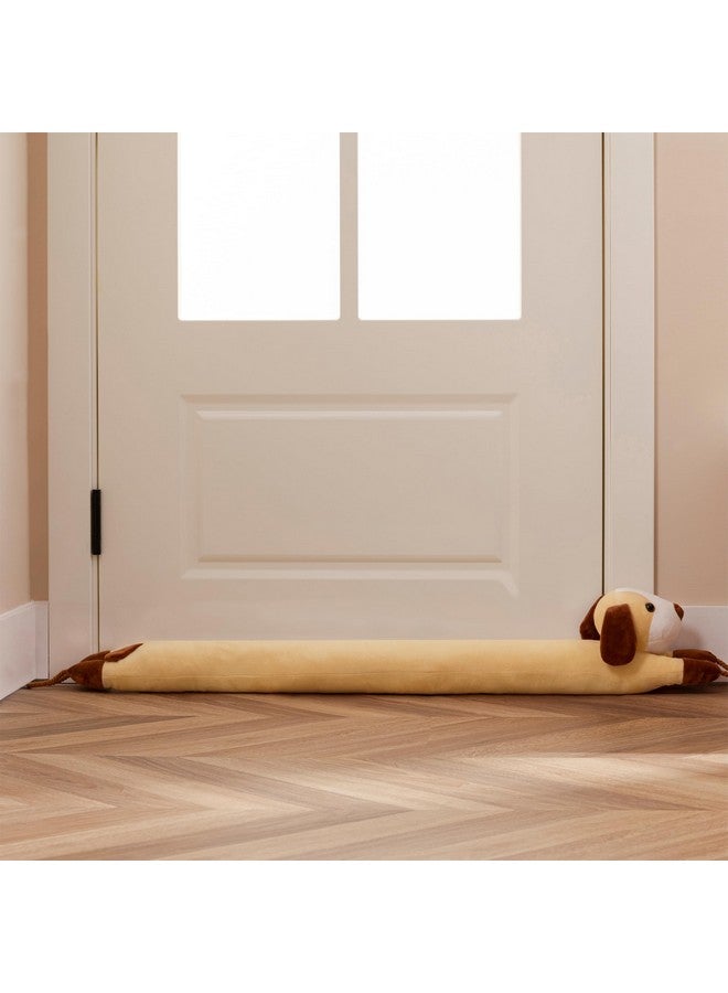 Sunolga 38" Weighted Door Draft Stopper Under Door Noise Air Stopper 2.4Lb, Dog Shape Sound Proof Draft Guard For Doors And Windows - Image 4