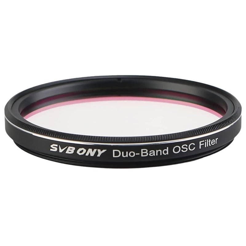SVBONY SV220 Telescope Filter, 7nm Dual-Band Nebula Filter, H-Alpha and O-III Narrowband Filter for One-Shot Color Cameras, Reduce Light Interference, for Astrophotography (2 inches) - Image 1