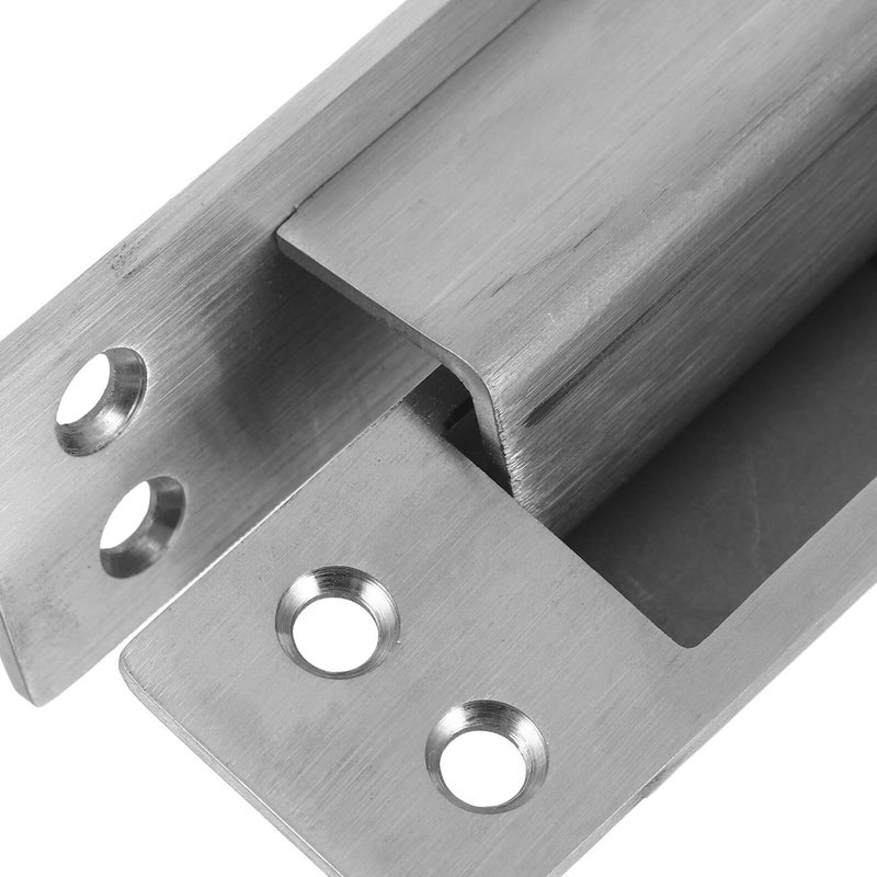 5 Inch Silver Adjustable Concealed Door Hinge for Cabinet Interior Wood Doors - Image 4