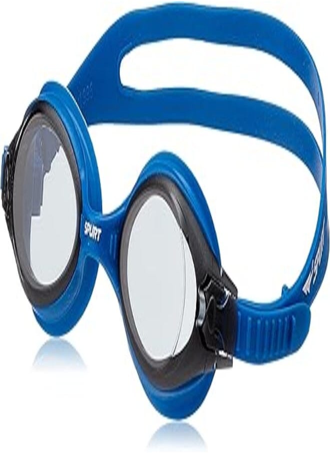 Spurt SPURT Swimming Goggles with Blue Lenses SIL-21AFJ Black and Blue 