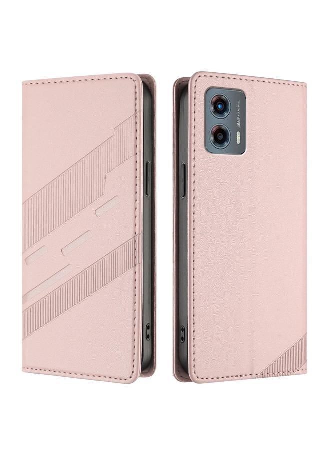 اس-توب جراب لهاتف Motorola Moto G 5G 2023، جراب هاتف جلدي عتيق متعدد الوظائف منقوش - Image 2