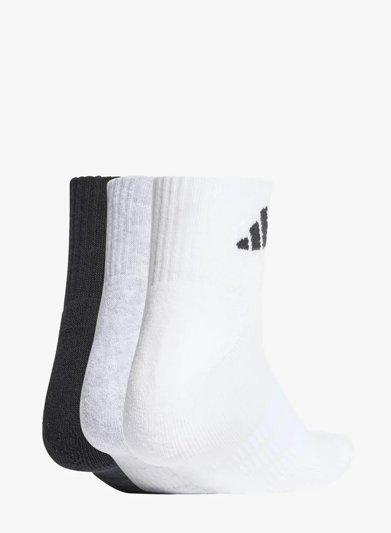 اديداس جوارب CUSHIONED SPORTSWEAR ANKLE - عبوة بها 3 أزواج
