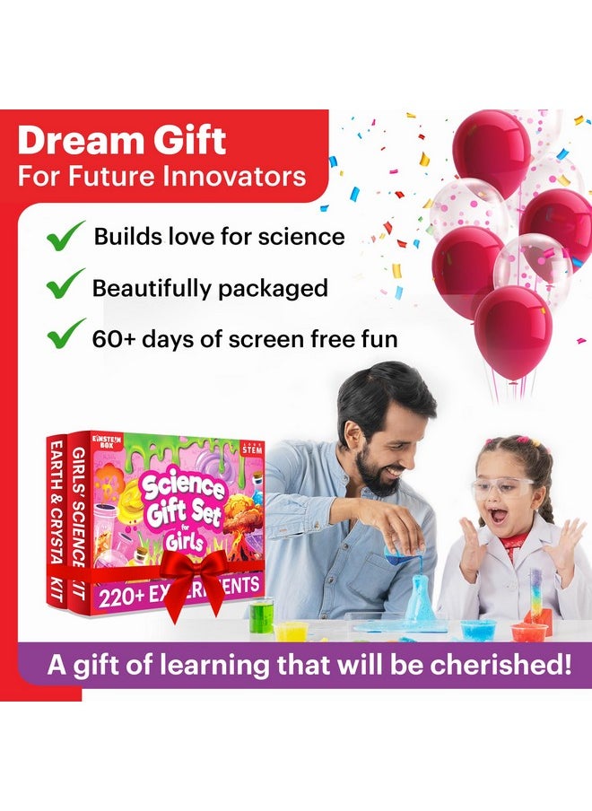 Einstein Box Einstein Box Science Gift Set for Girls Ages 6-8-10-12-14 Years | Birthday Gifts Ideas for Kids | STEM Learning Toys for 6,7,8,9,10,11,12,13,14-Year-Olds | 2-in-1 Learning Set |  - Image 3