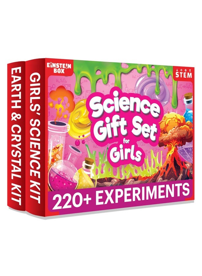 Einstein Box Einstein Box Science Gift Set for Girls Ages 6-8-10-12-14 Years | Birthday Gifts Ideas for Kids | STEM Learning Toys for 6,7,8,9,10,11,12,13,14-Year-Olds | 2-in-1 Learning Set |  - Image 1