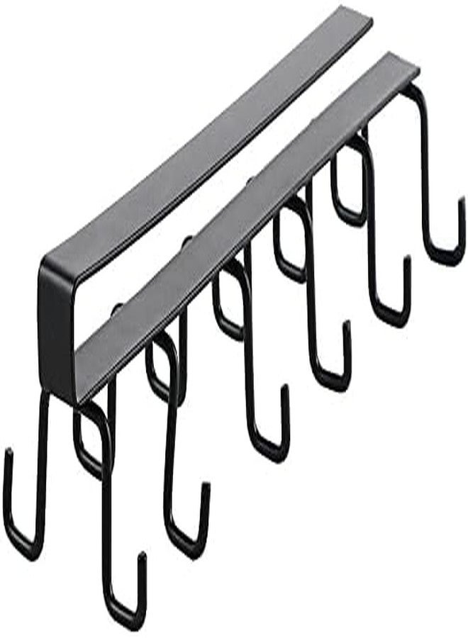 Rexez Kitchen Cabinet Mug Hook – Double Row Cup Holder Organizer, Wall-Mounted Storage Rack for Mugs, Cups & Utensils, Multifunction Bathroom & Household Hanger (Pack of 1) - Image 5