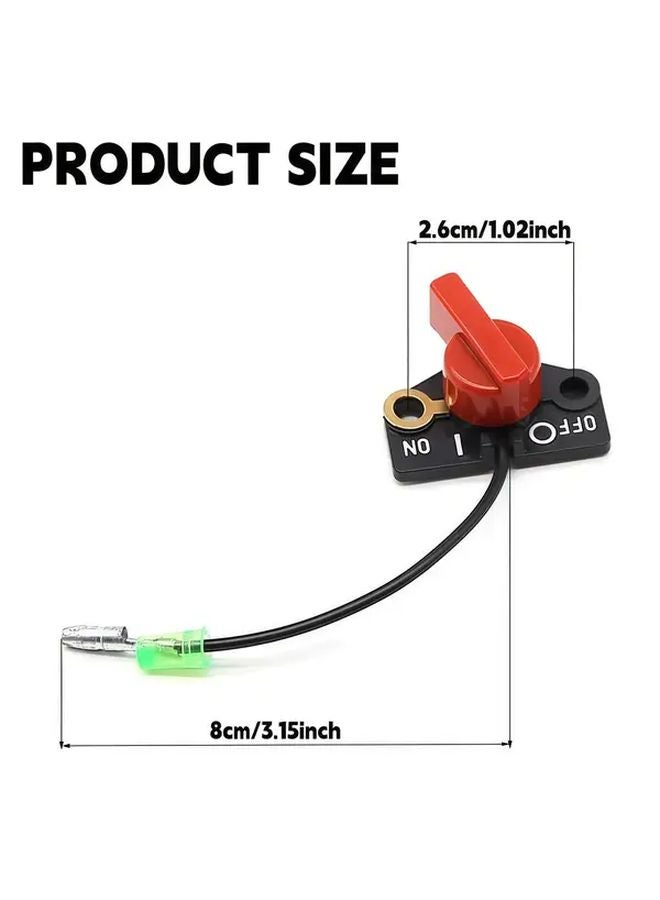 4pcs Engine Stop Switch Compatible with EX13 EX17 EX21 EX27 EX30 EX35 EX40 EH36 EH41 EY20 EY28 Models - Image 4