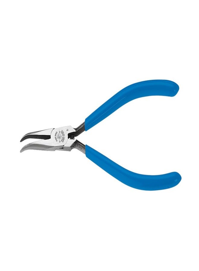 Klein Tools D320-41/2C Electronics Pliers, Needle Nose with Curved Chain-Nose, 5-Inch - Image 1