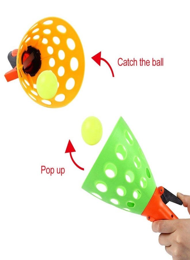 FEDDE Pop and Catch Ball Game Set (2 Launcher Baskets & 2 Balls) Outdoor Sports Game Toys for Kids - Image 5