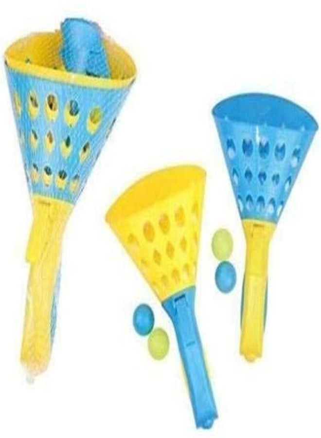 FEDDE Pop and Catch Ball Game Set (2 Launcher Baskets & 2 Balls) Outdoor Sports Game Toys for Kids - Image 4