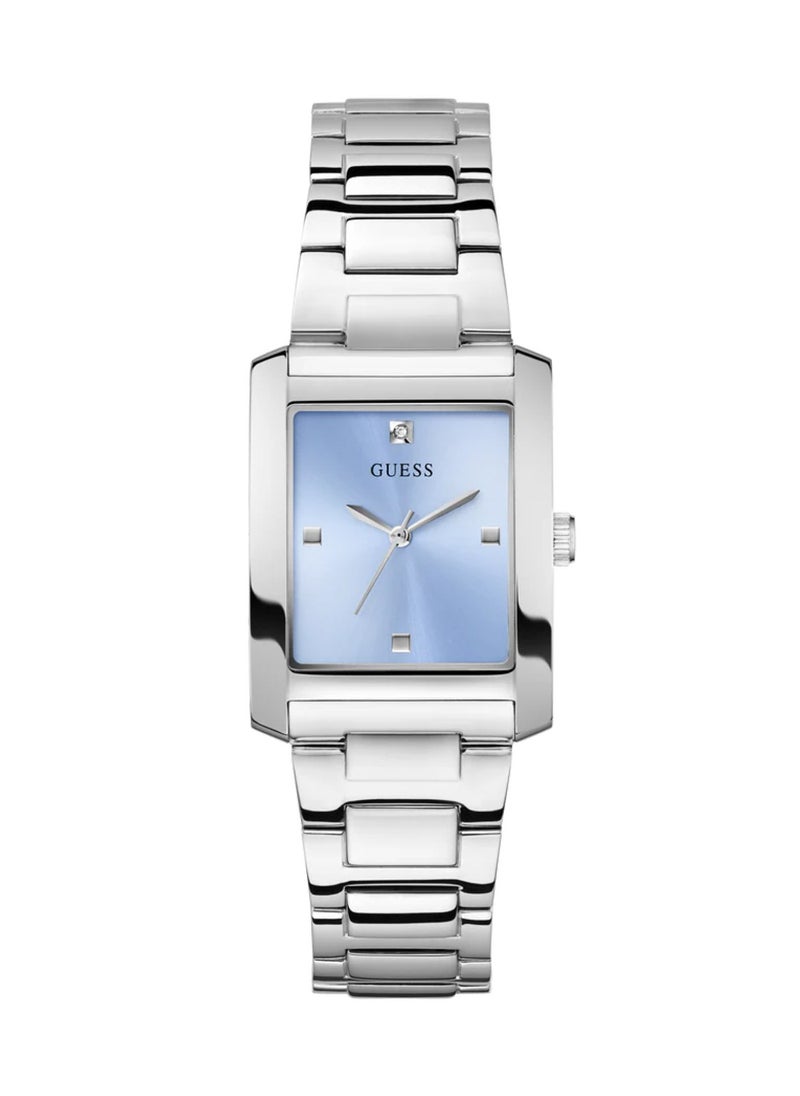 GUESS Bonnie Women's Analog Quartz Silver Tone Stainless Steel Watch GW0876L1 - 27mm  - Image 1
