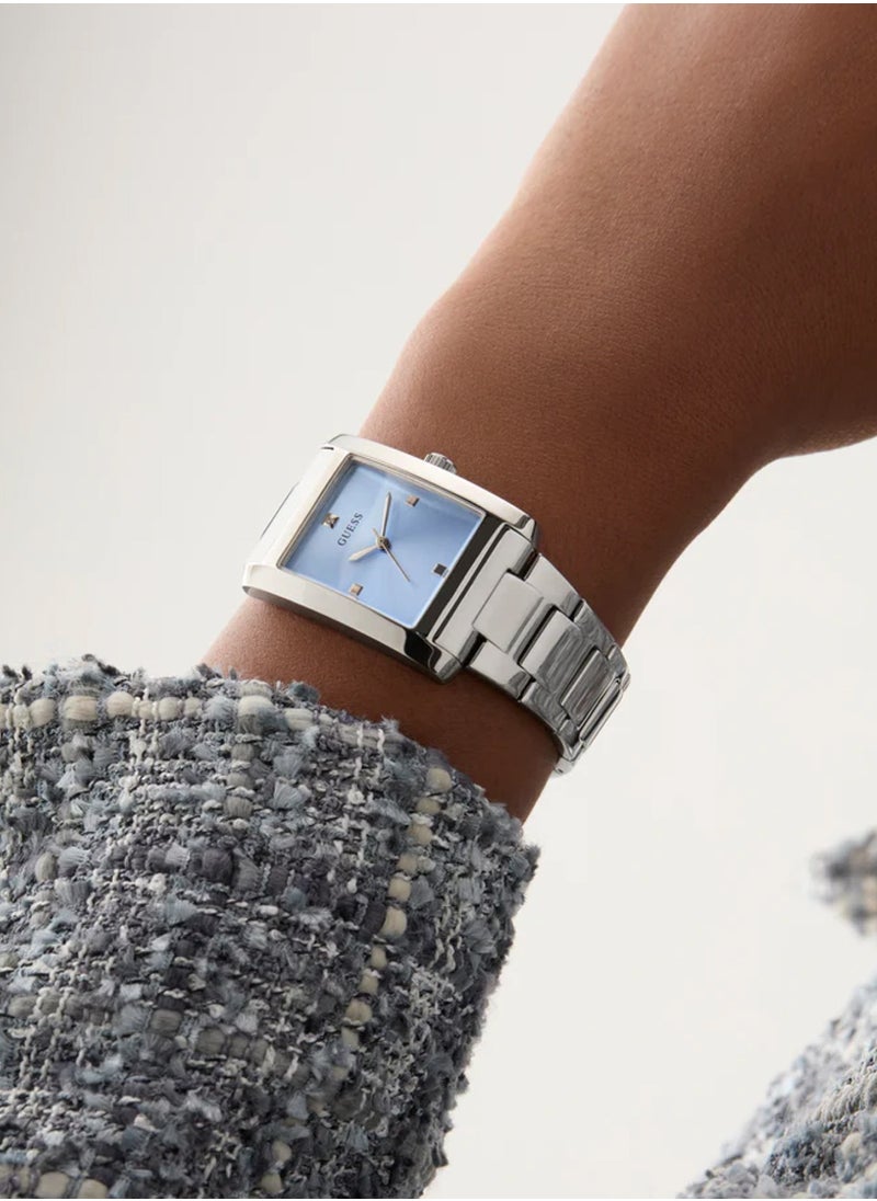 GUESS Bonnie Women's Analog Quartz Silver Tone Stainless Steel Watch GW0876L1 - 27mm  - Image 4