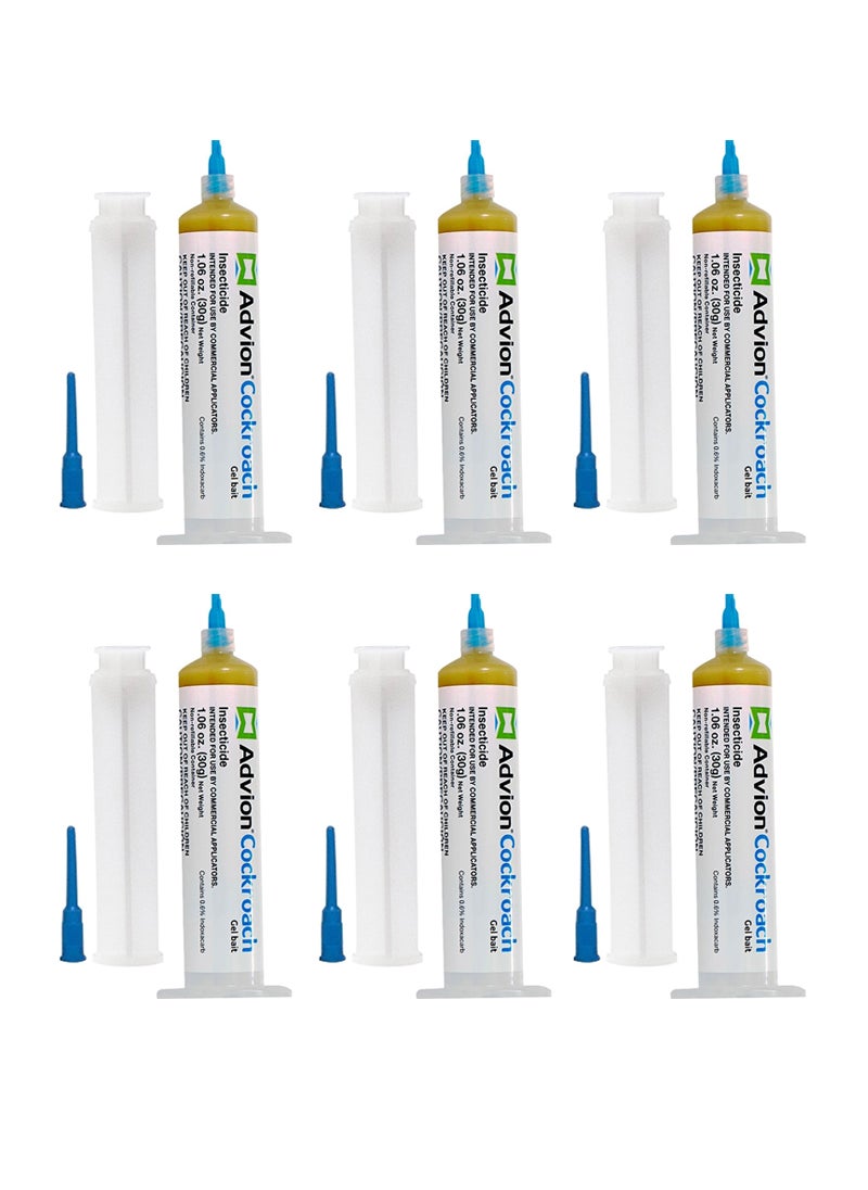 ADVISION Advion Roach Pest Control Gel Trap 30g Pack Of 6  - Image 1