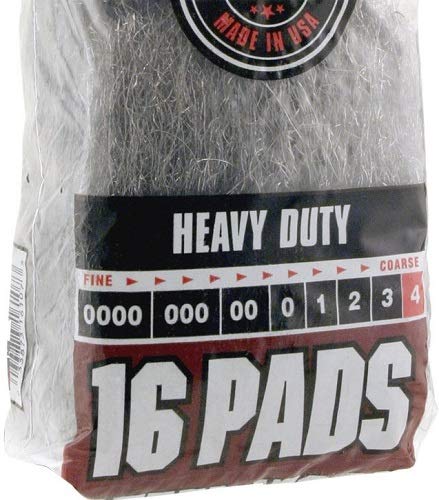 Homax #4 Homax 106607-06 Rhodes American Steel Wool Pad Extra-Course #4, 16-Pack - Image 3