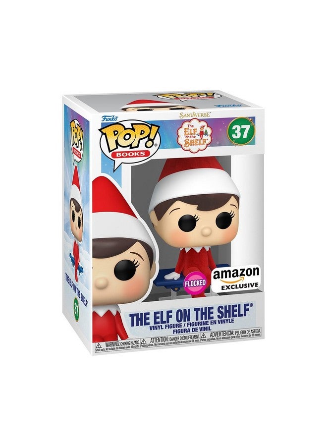 Funko Pop! Books: Elf on The Shelf- Elf (Flocked), Amazon Exclusive - Image 1