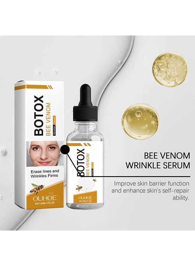 أوهو لوشن سم النحل من البوتوكس ، كريم متعدد الأغراض لشد وترطيب مضاد للتجاعيد ، علاج بشرة سم النحل لإزالة التجاعيد ، مناسب لجميع أنواع البشرة (30 مل) - Image 5