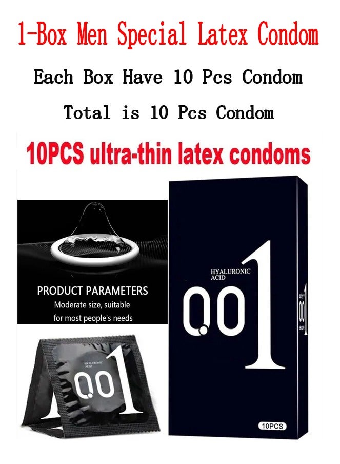 Generic 1-Box Men Special Latex Condom,Extra Lubricated Hyaluronic Acid Ultra-Thin Condom  - Image 1