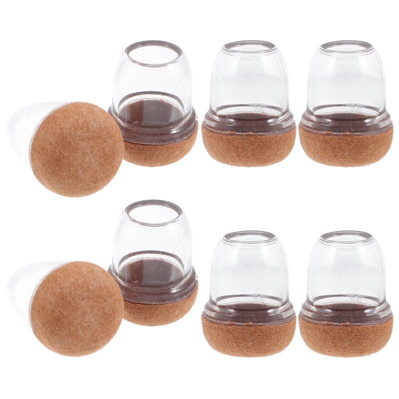 8Pcs Chair Leg Floor Protectors Furniture Slider Furniture Legs Caps Covers - Image 1