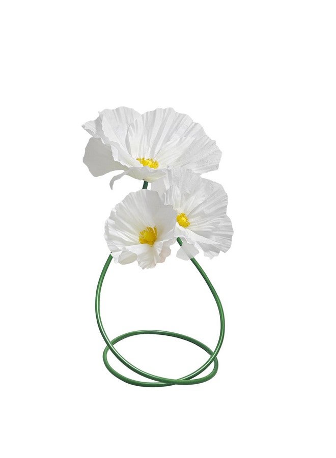 asdfg Giant Flowers for Home Decoration - 3 Pack Large Flower Panels for Backdrop Artificial Flowers Wall Table Decor, Flower Birthday Party Decorations for Wedding/Nursery Wall/Baby Bridal Shower (White) - Image 1