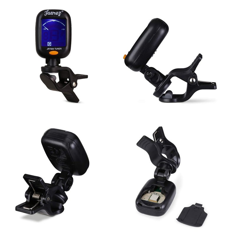 Juarez Juârez One Handed Trigger Guitar Metal Capo Quick Change Combo With Premium Guitar/Ukulele Tuner - Image 2