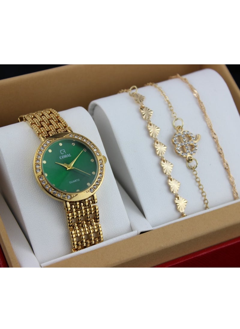 Reclaim with Argireline Women's evening watch set 