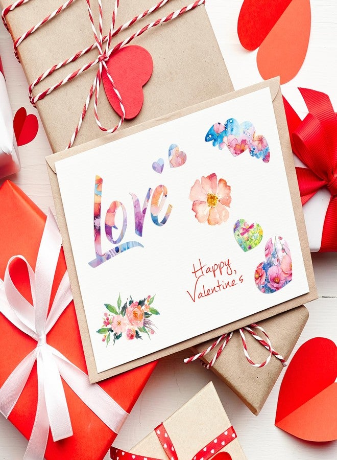 Konsait 24 Sheets Flower Scrapbook Paper 12x12 Watercolor Pattern Paper Double Sided Floral Cardstock Craft Papers for Card Making Kit Origami Papers Romantic Scrapbook Supplies - Image 5