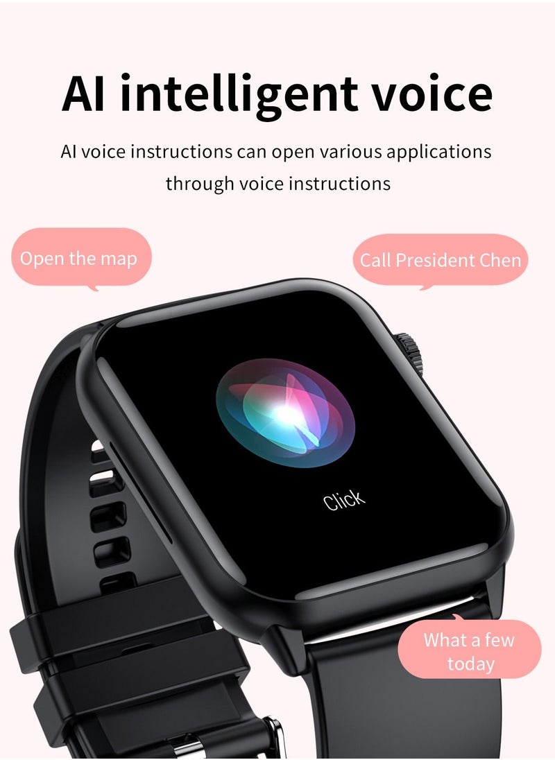 Generic HK40 Men's and Women's Wireless charging BT Call Smartwatch 1.85inch AI voice NFC Multilingual Smart Watch  - Image 5