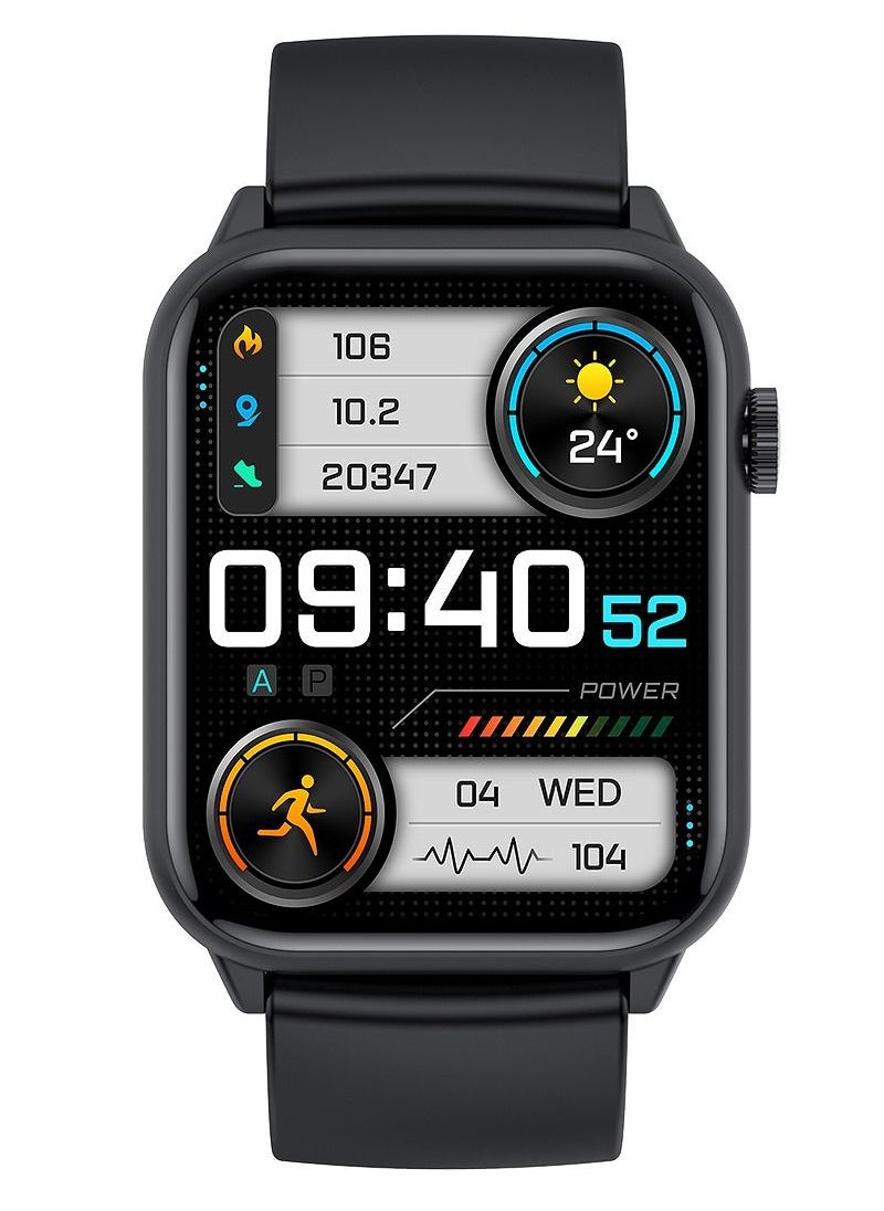 Generic HK40 Men's and Women's Wireless charging BT Call Smartwatch 1.85inch AI voice NFC Multilingual Smart Watch  - Image 3