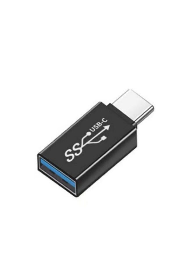 USB 3.1 Type-C To USB 3.0 OTG Converter Adapter Black 