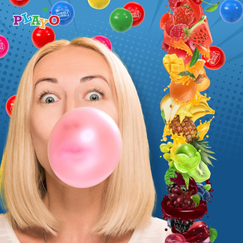 PlayO Gumball Machine for Kids 8.5" - Coin Operated Bubble Gum Machine and Toy Bank - Candy Machine Dispenser Includes 40 Gum Balls - Great Candy Dispenser Machine Gift Toys for Girls and Boys (Red) - Image 5