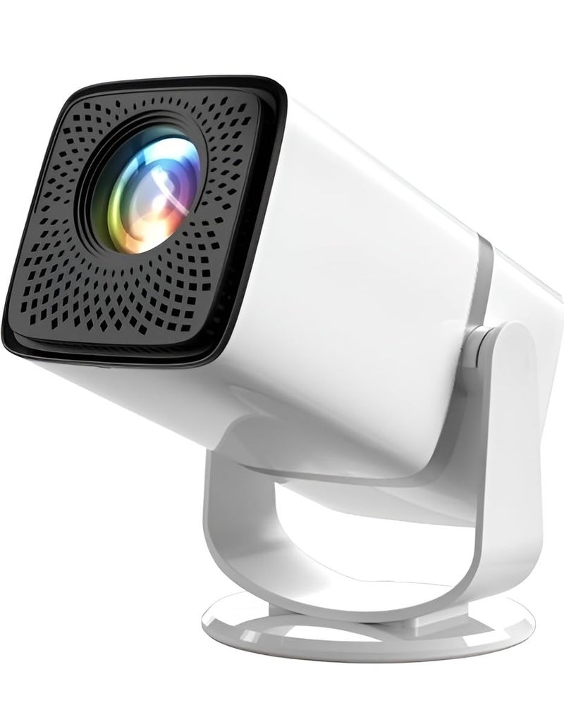 ENUOSUMA Atom 3X | Real Full HD 1080p Native, Automatic Android iOS Projector | 300 ISO | Rotatable Design | 4K HDR Support | Inbuilt Netflix,| ARC-HDMI, USB, WiFi-6, BT, Screen Mirroring (ENU43) - Image 1