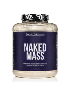 Vanilla Naked Mass - All Natural Vanilla Weight Gainer Protein Powder - 8lb Bulk, GMO Free, Gluten Free & Soy Free, No Artificial Ingredients - 1,260 Calories - 11 Servings - pzsku/ZAB45D0592DCC889FE15DZ/45/_/1735907856/0c8ff921-1456-4d4c-a282-81e994f6414d