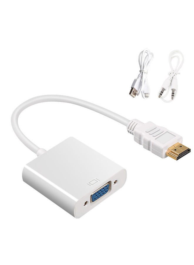 نيوترل كابل تحويل HDMI إلى VGA - كابل محول HDTV إلى VGA لشاشة الكمبيوتر وجهاز العرض VGA/HD - Image 1