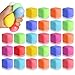 anztqiuu 40 Pack Slow Rising Stress Cube Fidget Toys Squishy Balls Sensory Fidget Toys for Kids Adults Square Shape Fidgets for Classroom Party Favors Pull Stretch Squishy Toy Classroom Prize Box Toys - Image 3