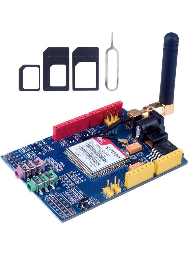 SIM900 GPRS/GSM Development Board Module Kit for Arduino Multicolour - Image 1
