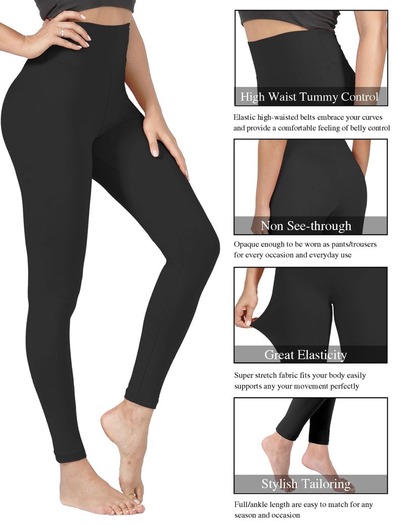 VALANDY Creamlush High Waisted Leggings for Women Buttery Soft Stretchy Tummy Control Workout Yoga Running Pants (S-3XL) - Image 5