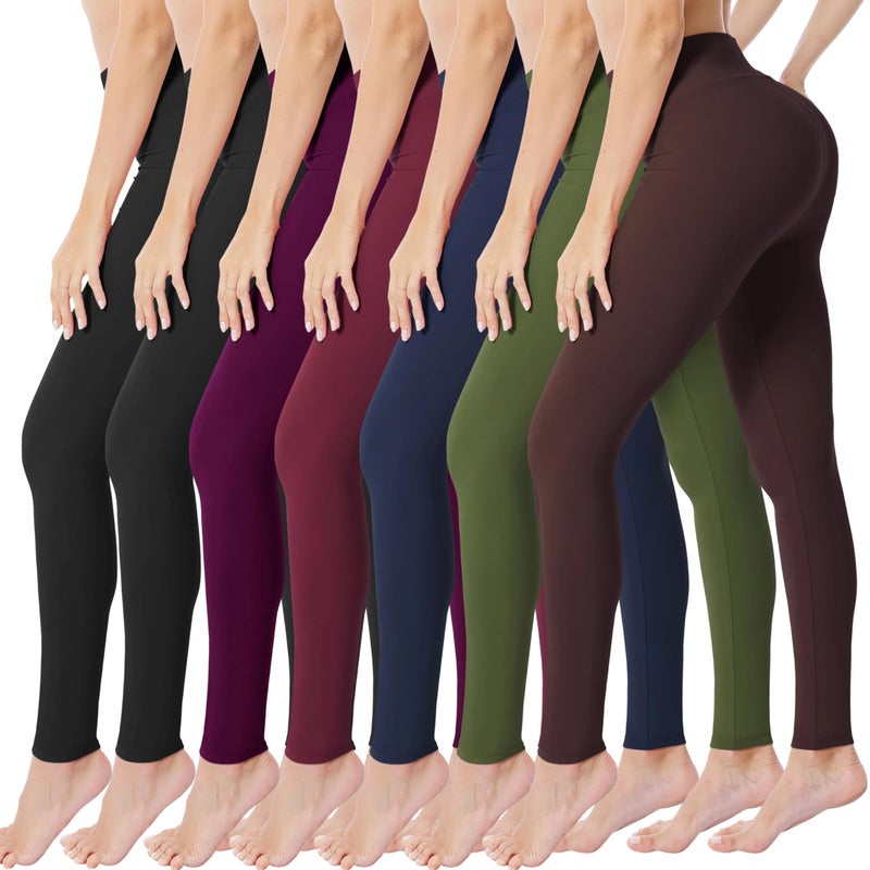 VALANDY Creamlush High Waisted Leggings for Women Buttery Soft Stretchy Tummy Control Workout Yoga Running Pants (S-3XL) - Image 1