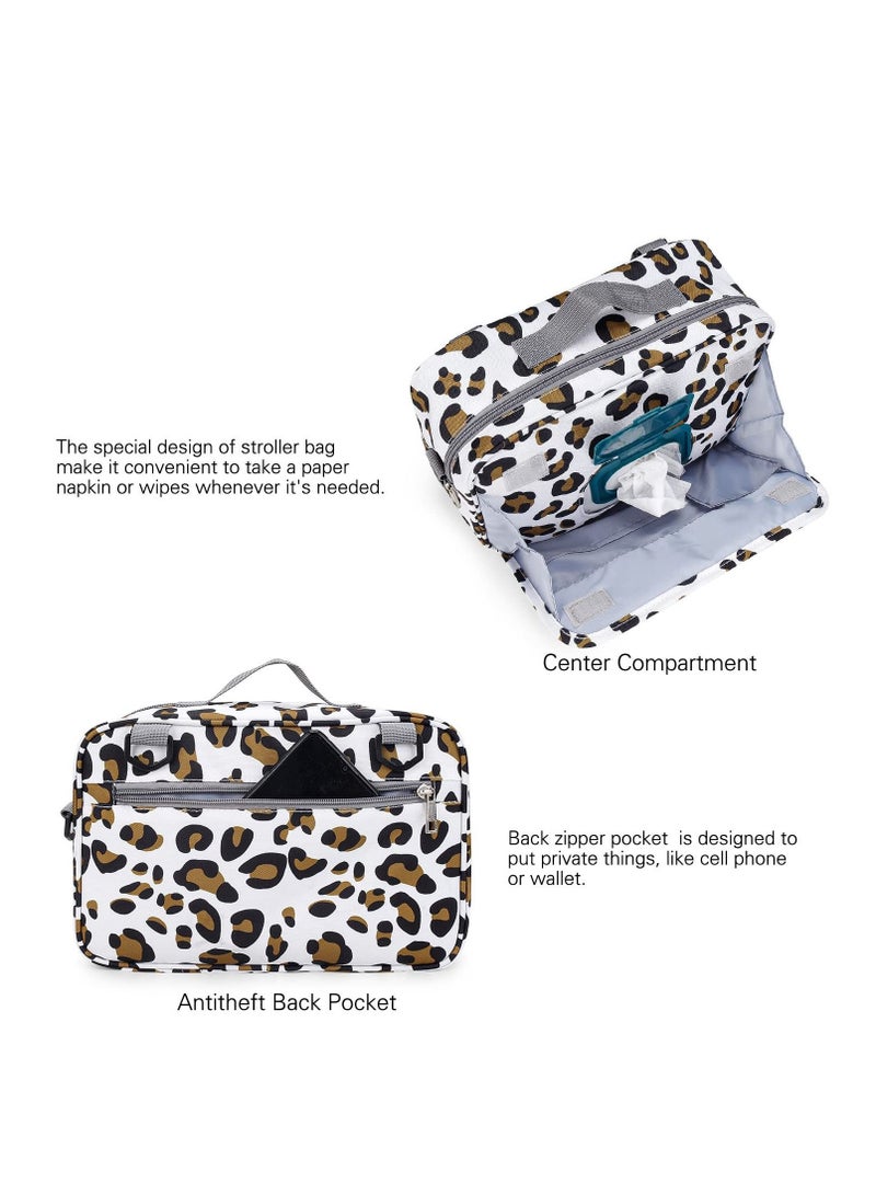 SYOSI Universal Stroller Organizer Bag, Large Capacity, Waterproof, Multi-Compartment, Perfect for Busy Parents, Fits All Buggy Models - Image 5